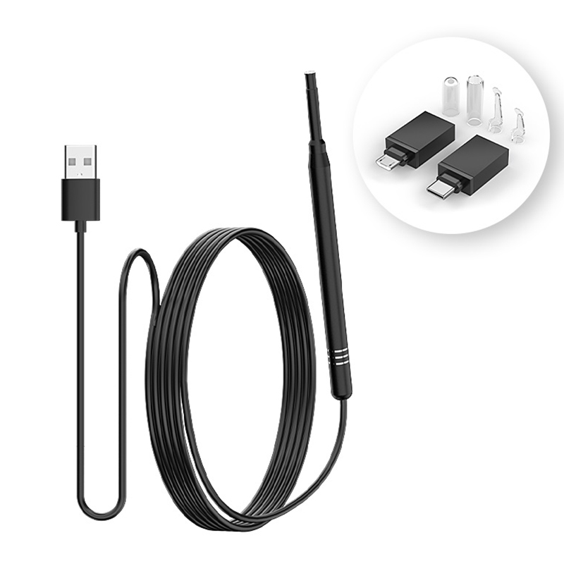 Usb C Earphone - Otoskop Ohr Reinigung Endoskop Kamera 3in1
