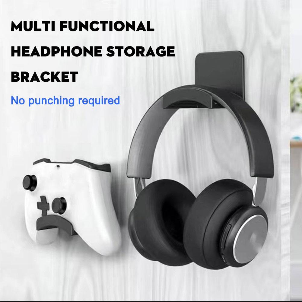 Headphone Stand Desk - Wandhalterung für Kopfhörer ohne Bohren, universeller
