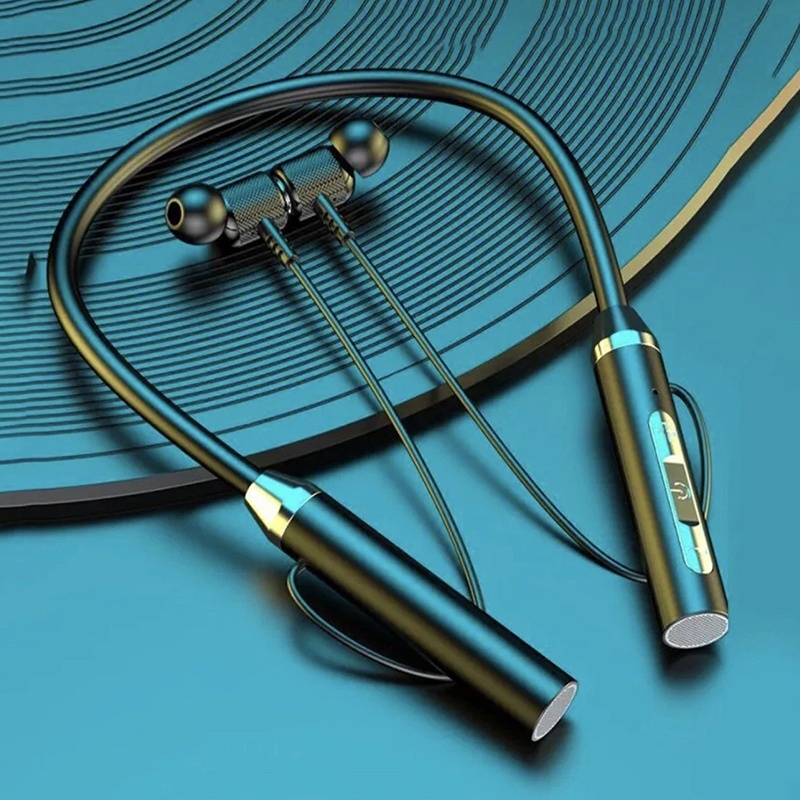 Bluetooth Headset On Ear - Kabelloser Bluetooth 5.0-Kopfhörer mit Nackenbügel, magnetische
