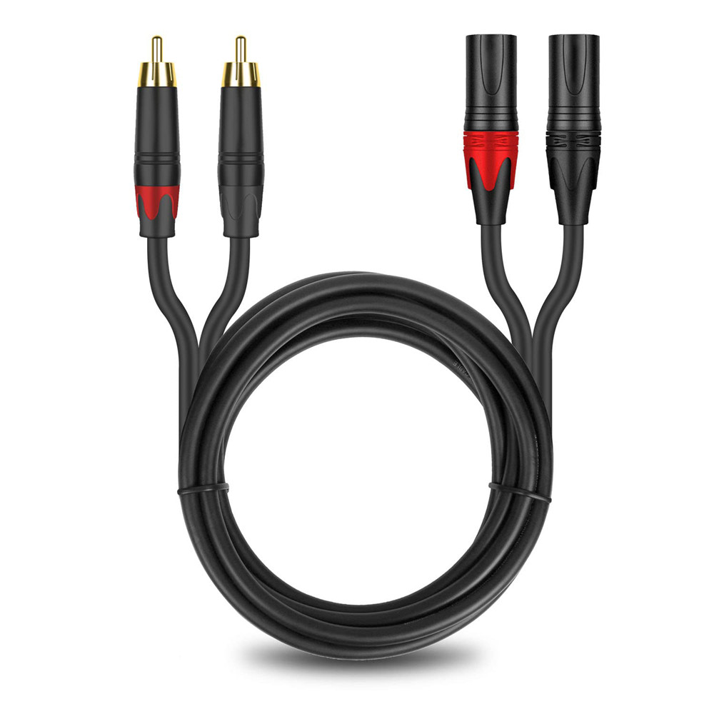 Audio Splitter Y - Dual Lotus 2RCA zu Dual XLR