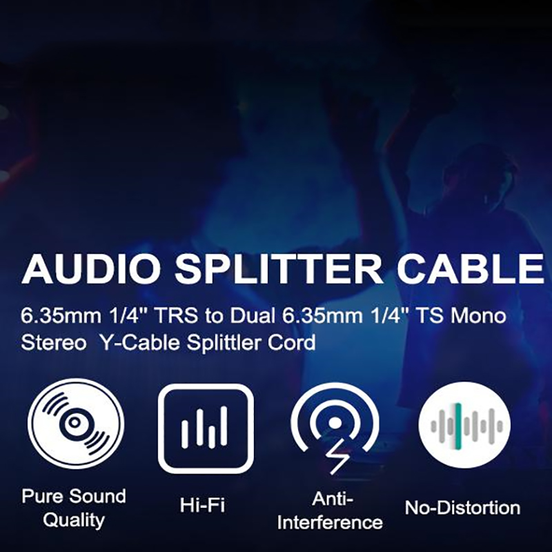 6,5 mm 1/4 Zoll TRS Stereo auf – Audio Splitter Y Bewertung und Preis