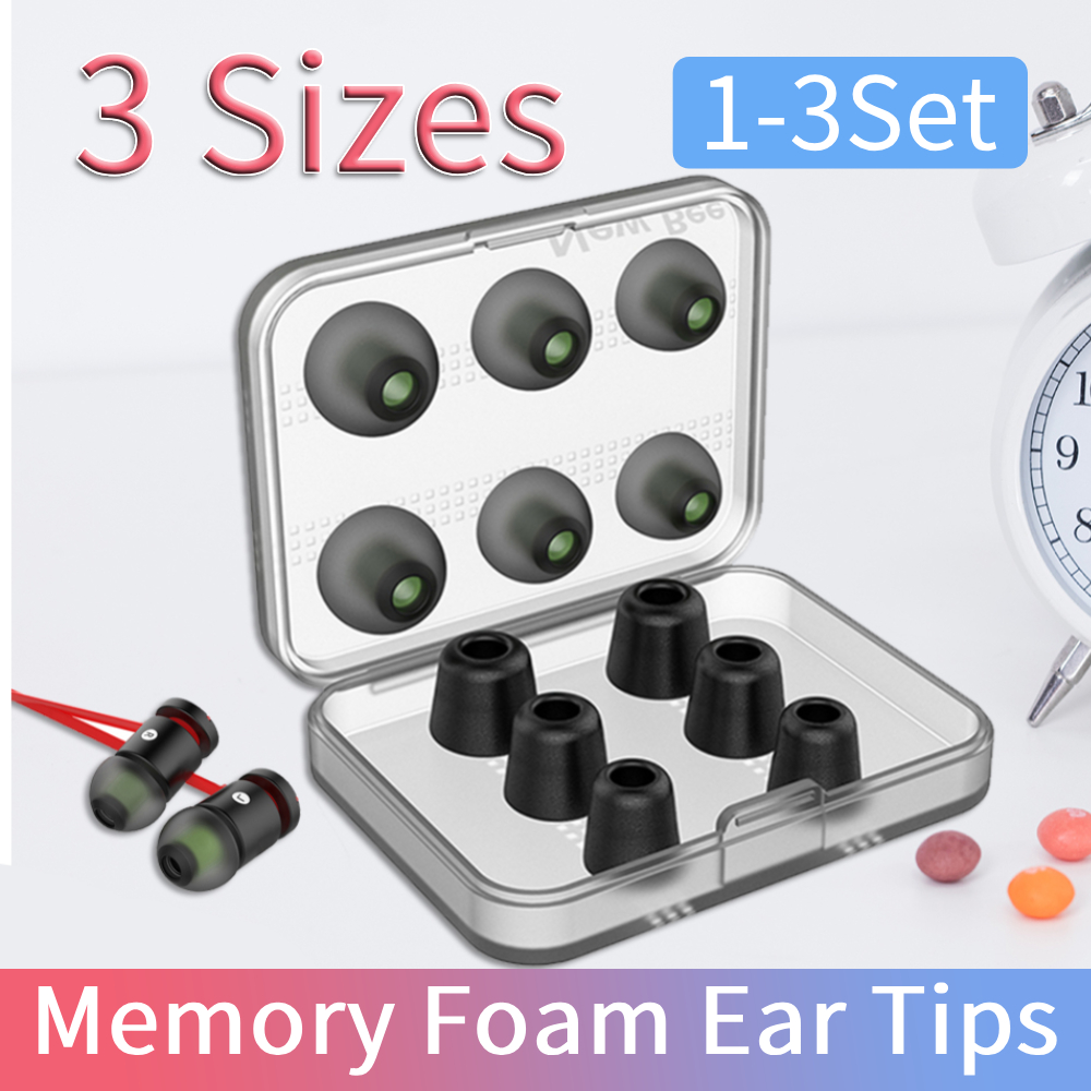 1-3er-Set Memory-Schaum-Ohrstö – Earphone Foam Tip Bewertung und Preis