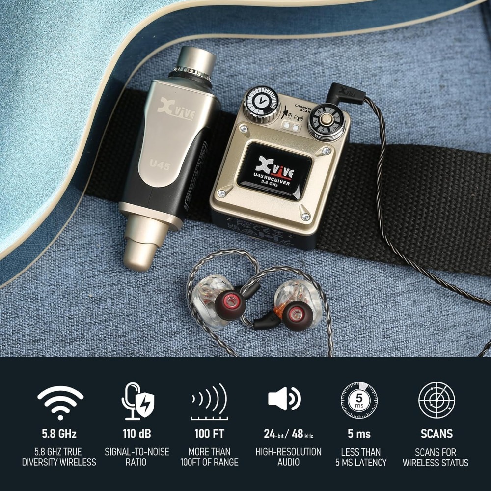 Xvive U45 Wireless In-Ear-Moni – In Ear Monitor Iem Bewertung und Preis