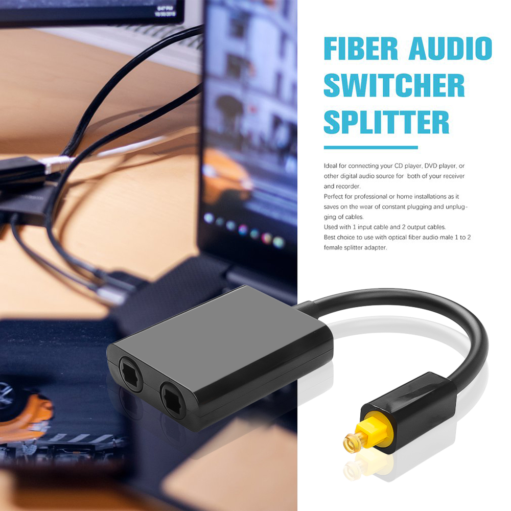 2-Wege-Optisches Splitterkabel – Audio Splitter Y Bewertung und Preis