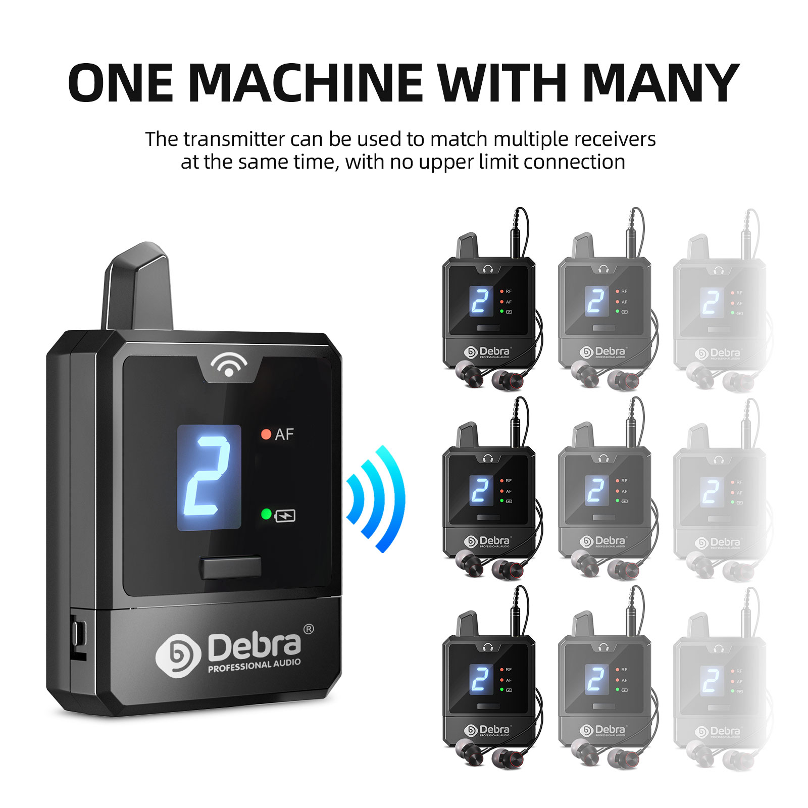 Debra UHF IEM Drahtloses In-Ea – In Ear Monitor Iem Bewertung und Preis