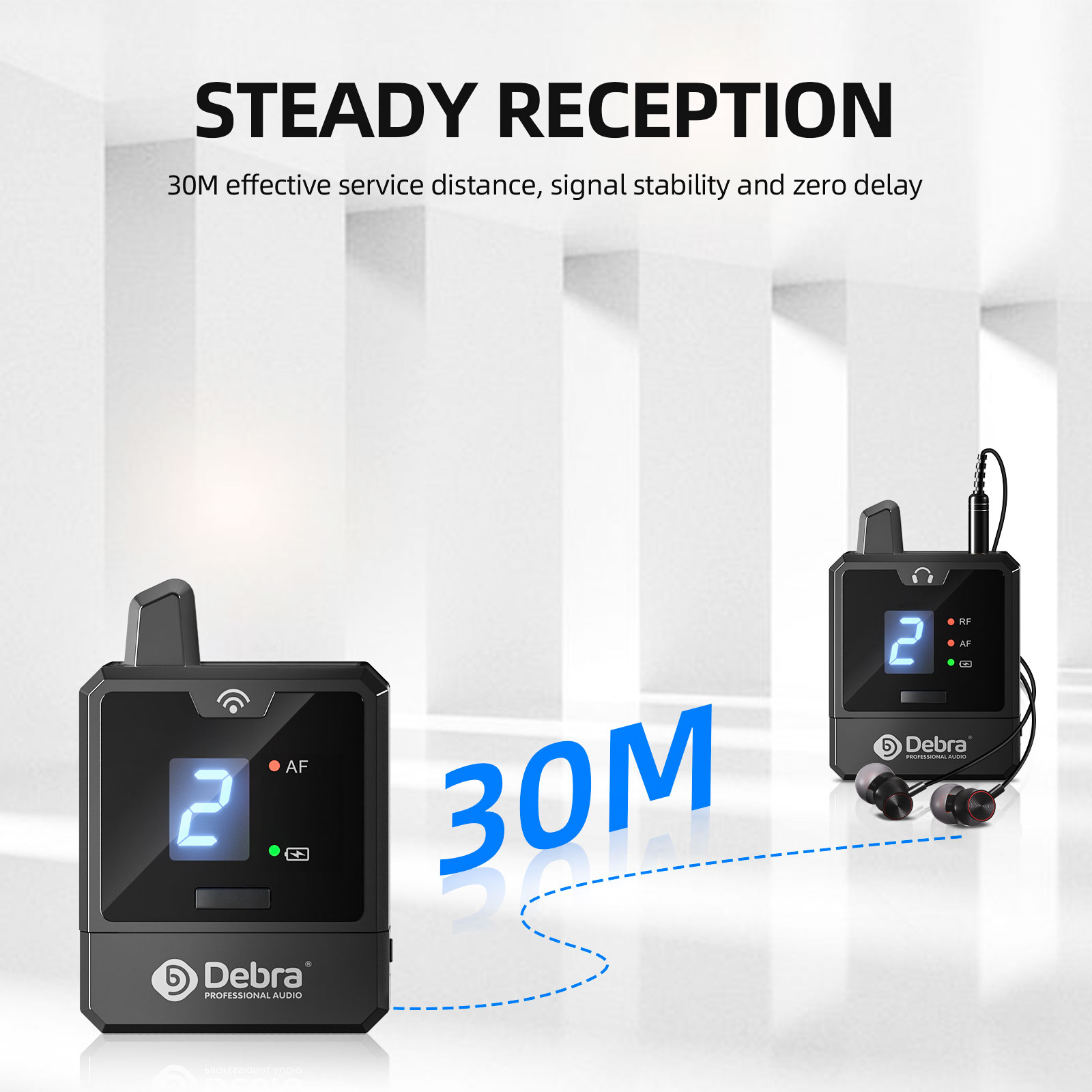Debra UHF IEM Drahtloses In-Ea – In Ear Monitor Iem Bewertung und Preis