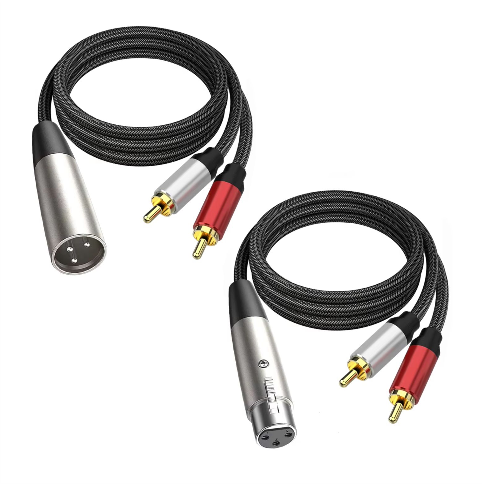 XLR 3Pin Stecker/Buchse auf 2R – Audio Splitter Y Bewertung und Preis