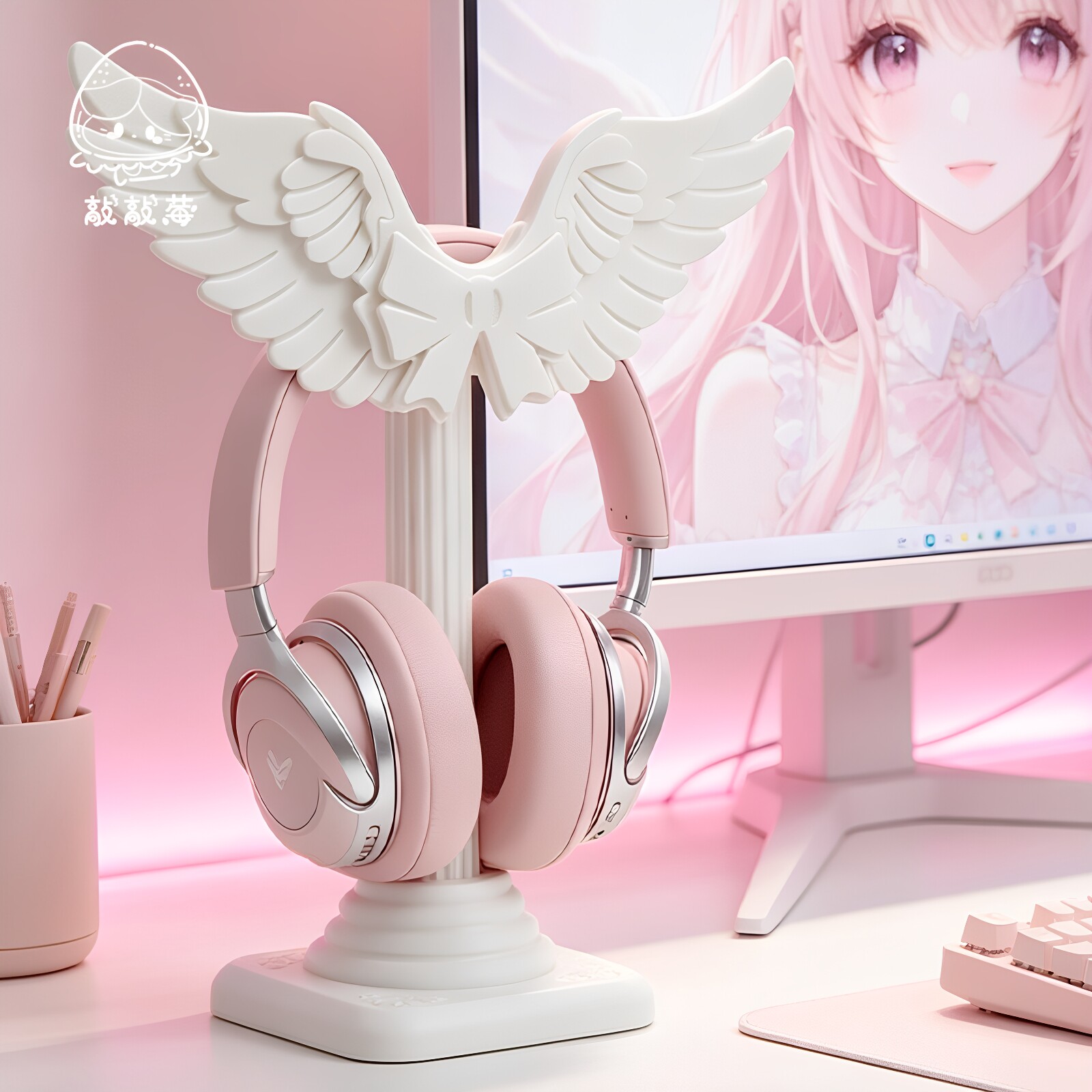 Niedlicher Engelsflügel-Kopfhö – Headphone Stand Desk Bewertung und Preis