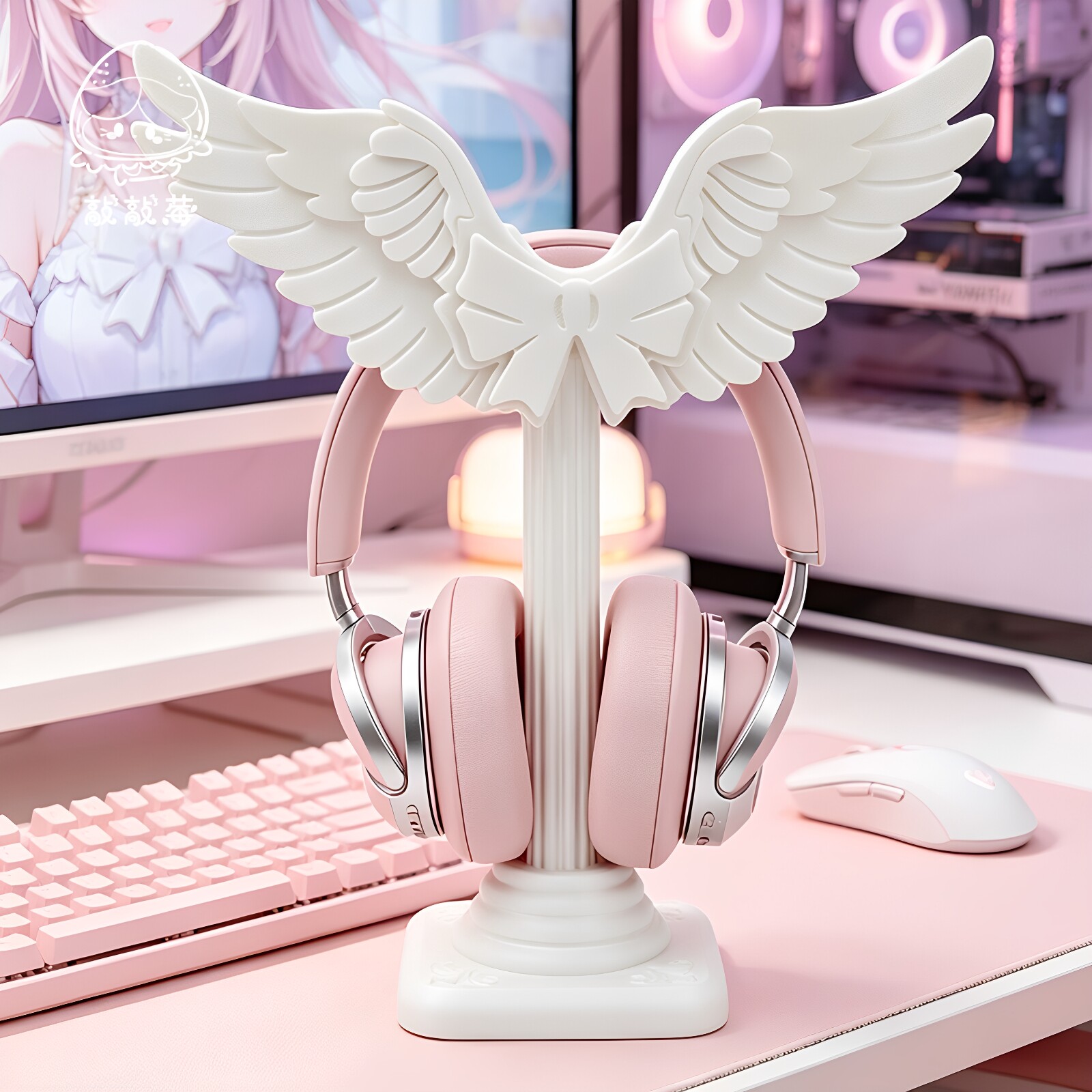 Niedlicher Engelsflügel-Kopfhö – Headphone Stand Desk Bewertung und Preis
