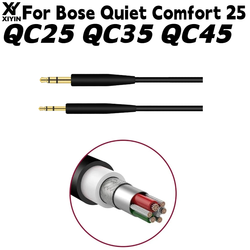 Plug-and-Play-Audiokabel mit 2 – Bose Headphone Qc45 Bewertung und Preis
